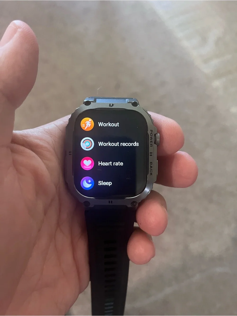 Luxium smartwatch lightly use complete set extra metal bracelet